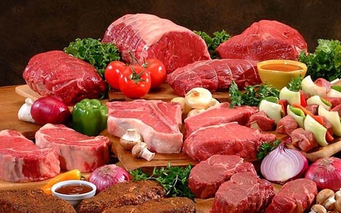 Các loại thịt đỏ rất cần thiết cho sản phụ sau sinh mổ.